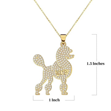 SGRho Poodle Gold Vermeil Pendant (Chain Sold Separately)