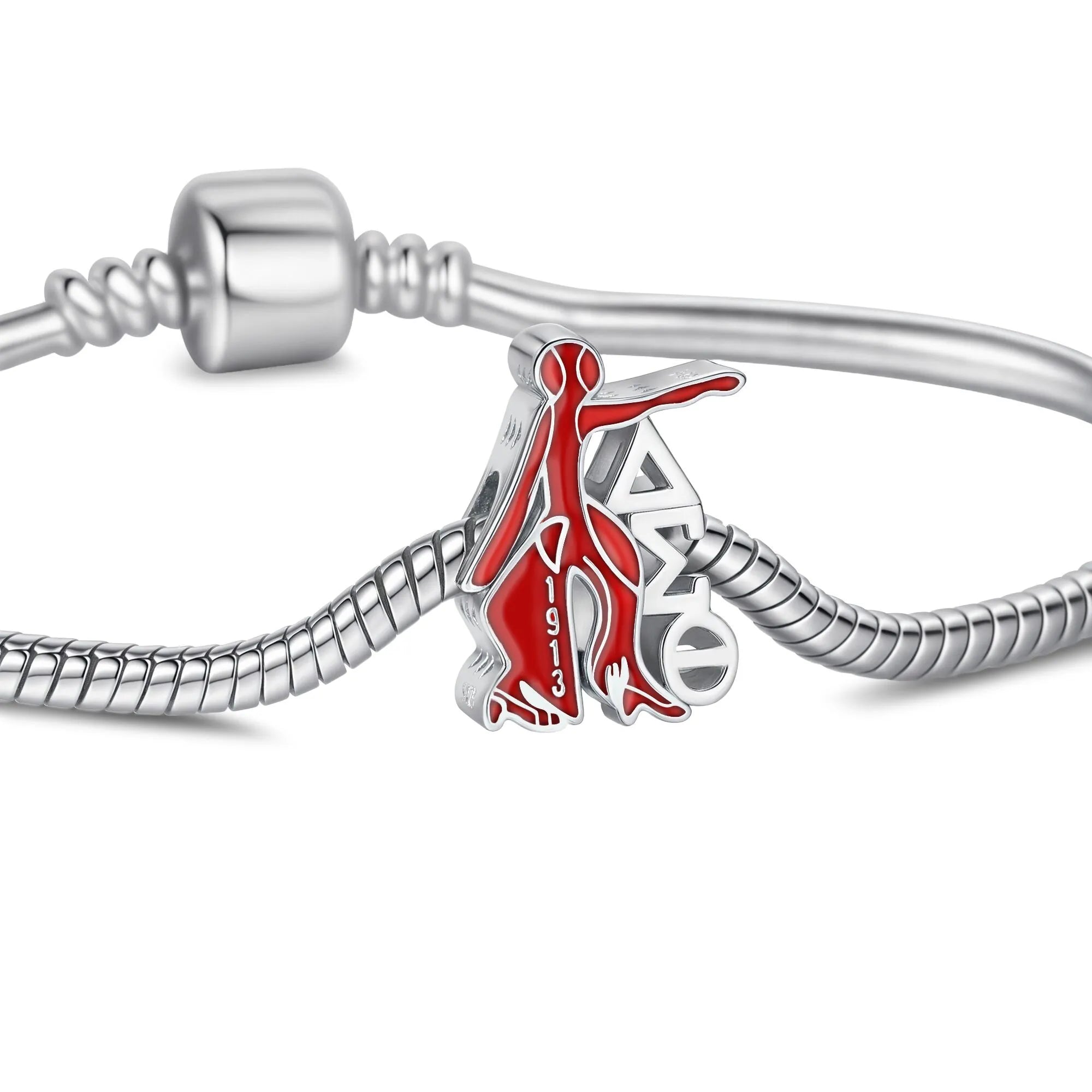 ΔΣΘ Fortitude Sterling Silver Charm (Fits Pandora) - Delta Sigma Theta