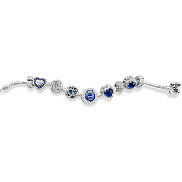 ZPHIB Shield Sterling Silver Charm (Fits Pandora)