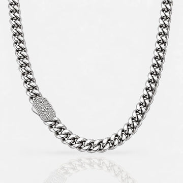 Alpha Phi Alpha Pavé Cuban Chain Necklace