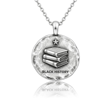 Carter G. Woodson "Black History" Medallion Necklace