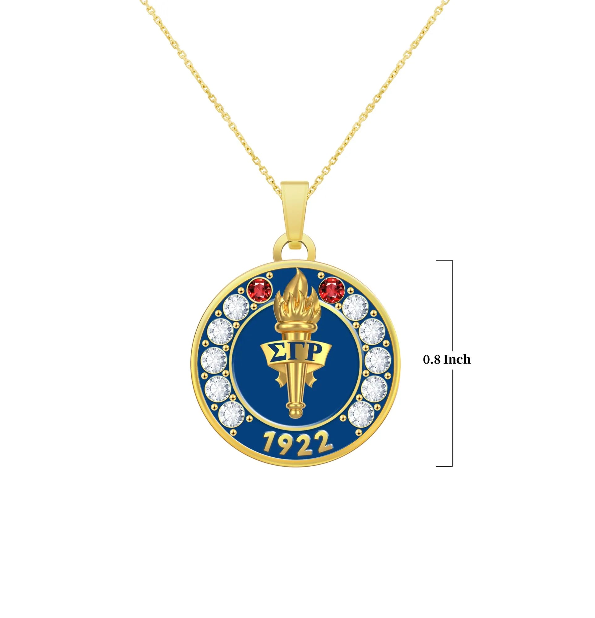 SGRho Founders' Day Gold Necklace