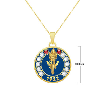 SGRho Founders' Day Gold Necklace