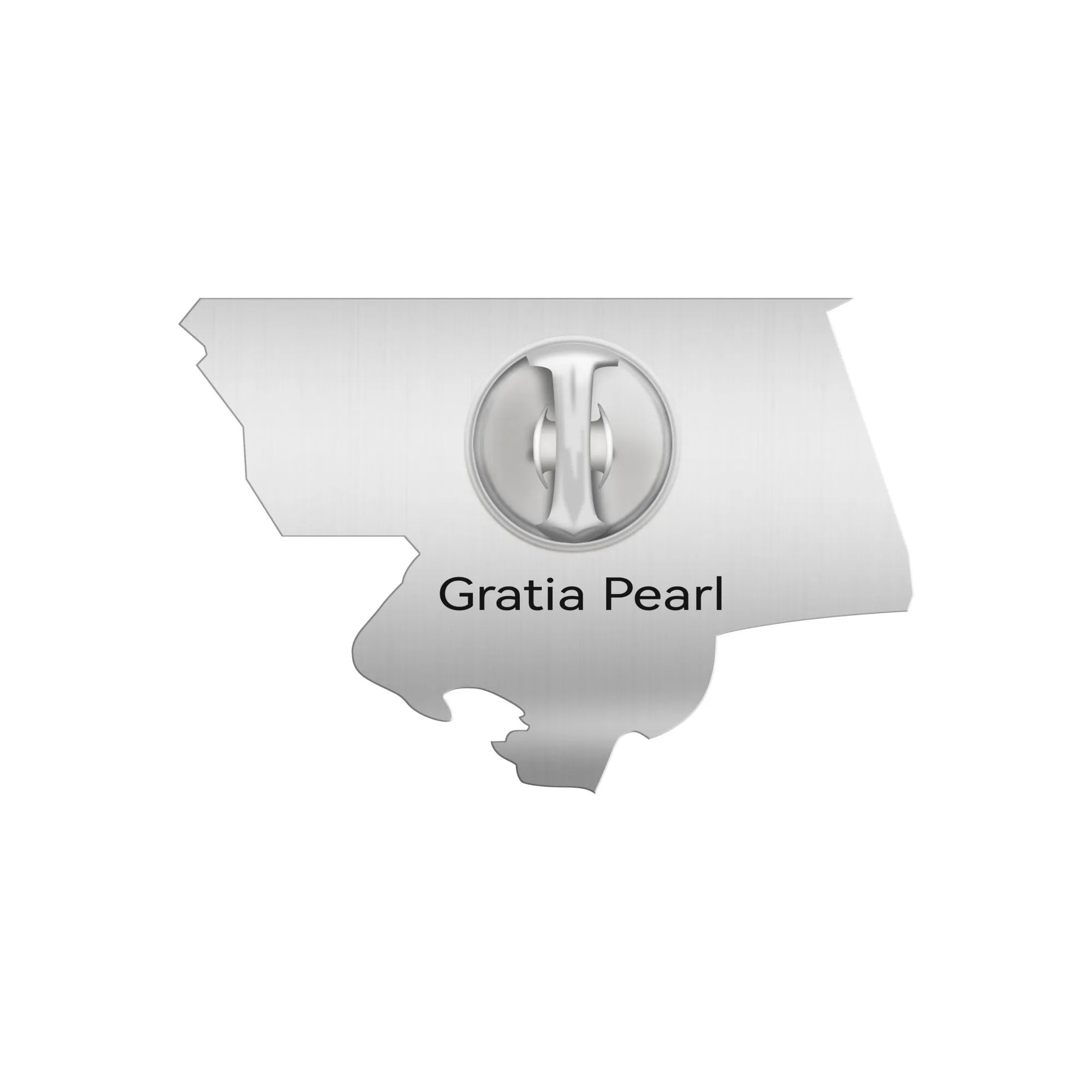 Clark Atlanta University Panther Pin – Back view showing clasp and finish