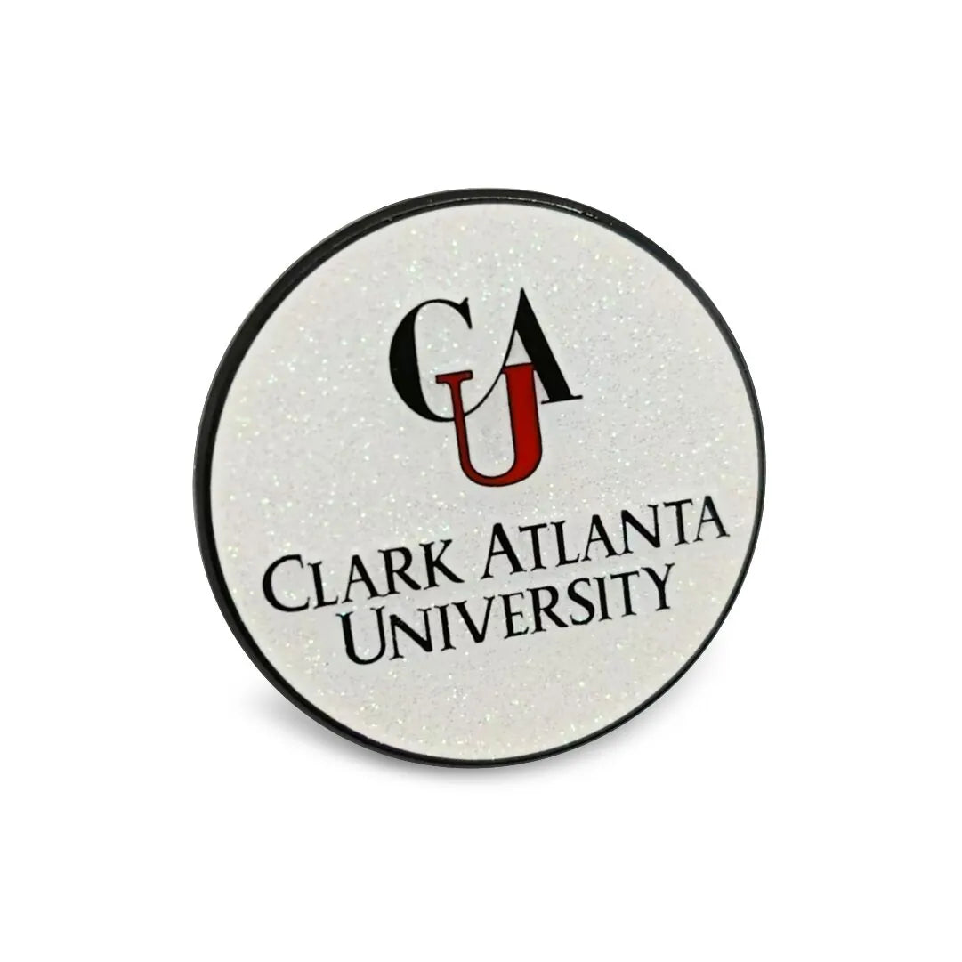 Clark Atlanta University Pin – Angled view showing depth and detail