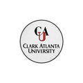Clark Atlanta University Pin – Front view, silver-plated, pin