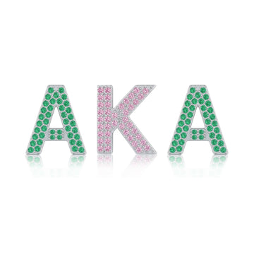 Green Pink Green AKA | Alpha Kappa Alpha Charm