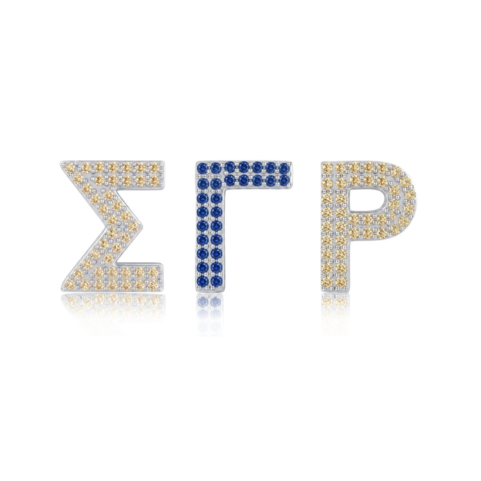 Gold Blue Gold ΣΓP | Sigma Gamma Rho Charm