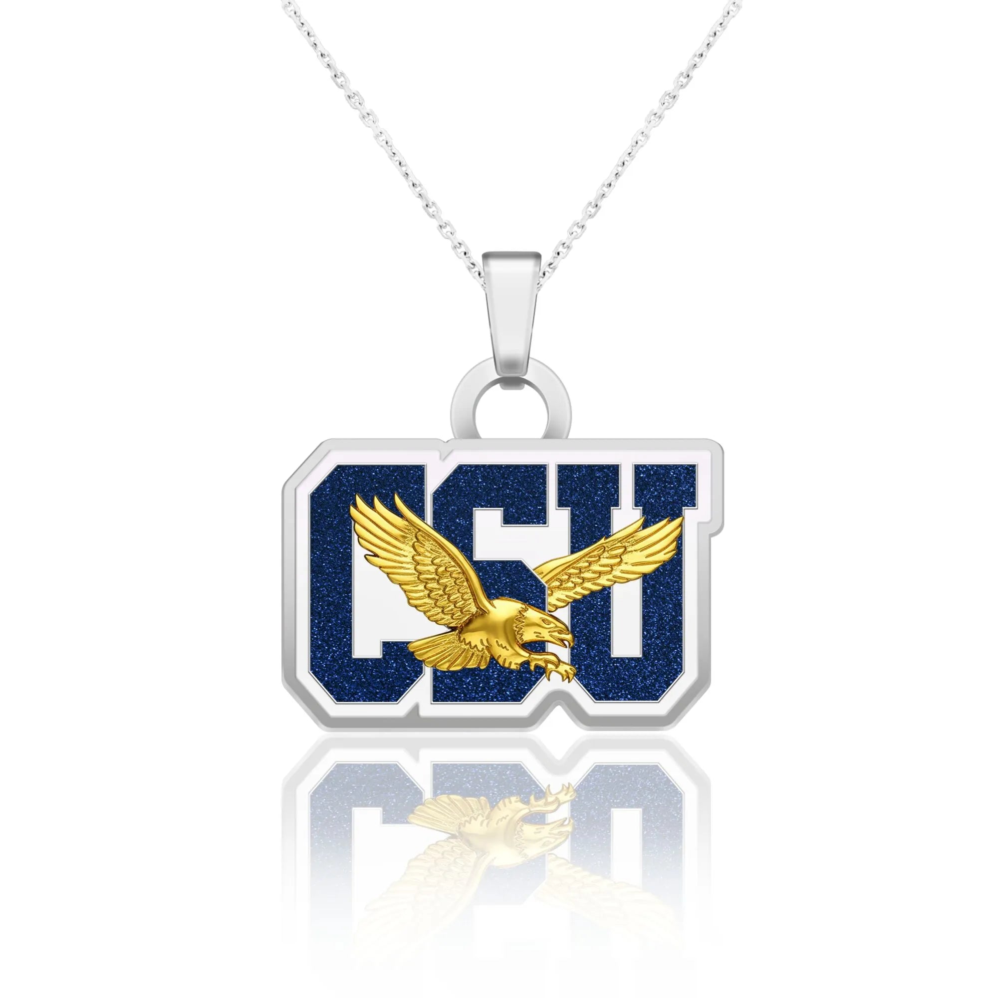 Coppin State University Eagles Pendant with Chain