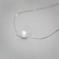 Crystal Freshwater Pearl Pendant - Gratia Pearl