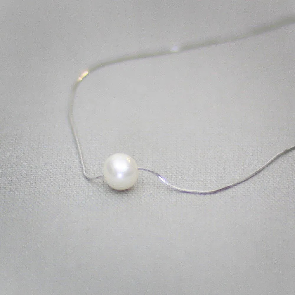 Crystal Freshwater Pearl Pendant - Gratia Pearl