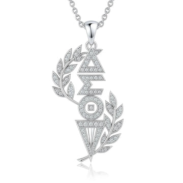 ΔΣΘ Torch of Wisdom Sterling Silver Pendant (Chain Sold Separately)- Delta Sigma Theta