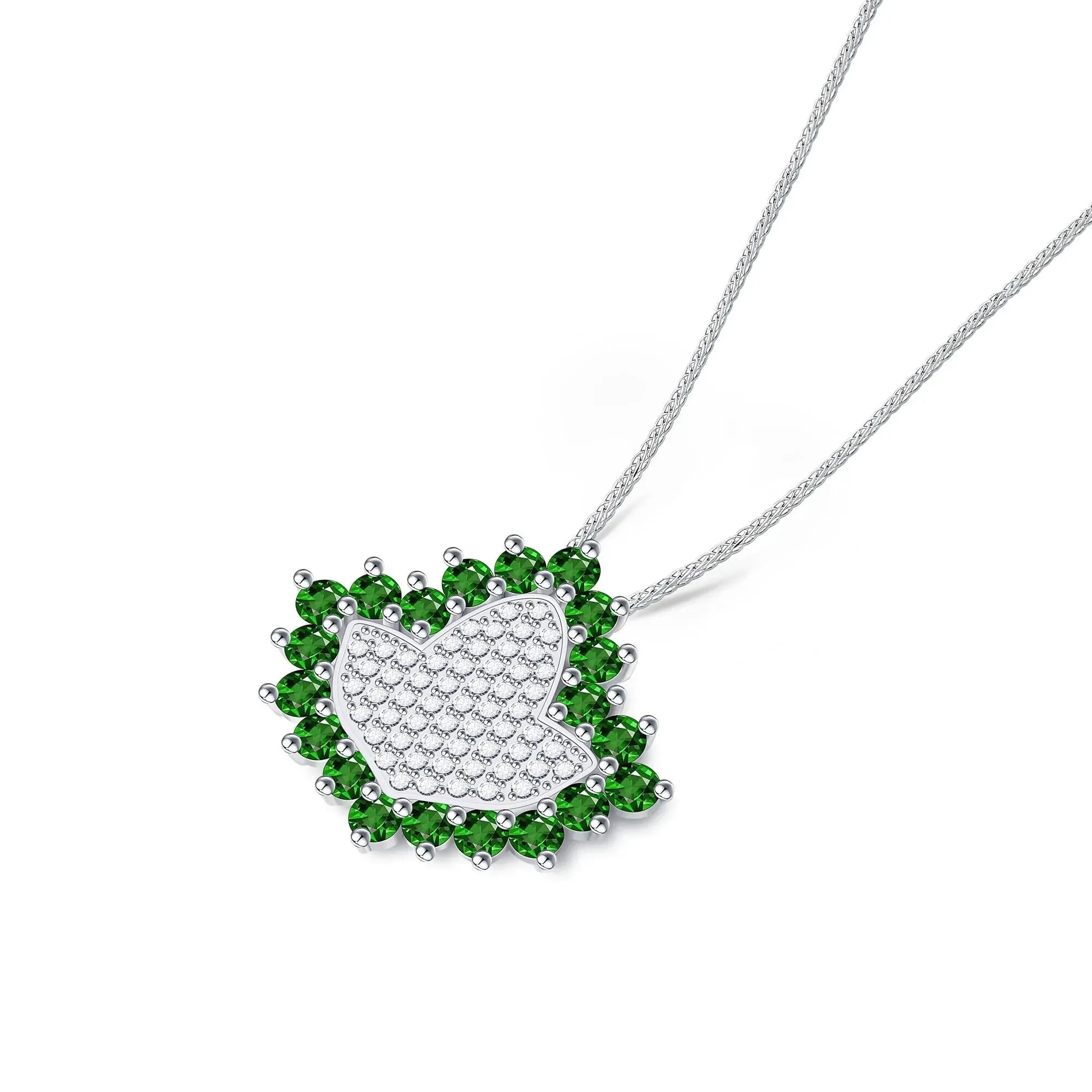 AKA Green Ivy Elite – Sterling Silver Pendant (Chain Sold Separately)