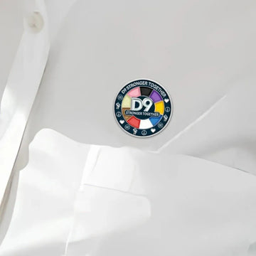 D9 Unity "Stronger Together" Lapel Pins - 2 Pack