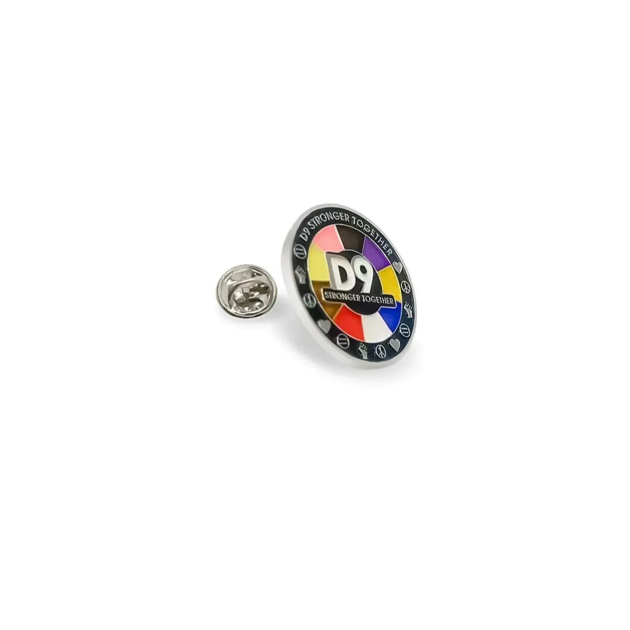 D9 Unity "Stronger Together" Lapel Pins - 2 Pack