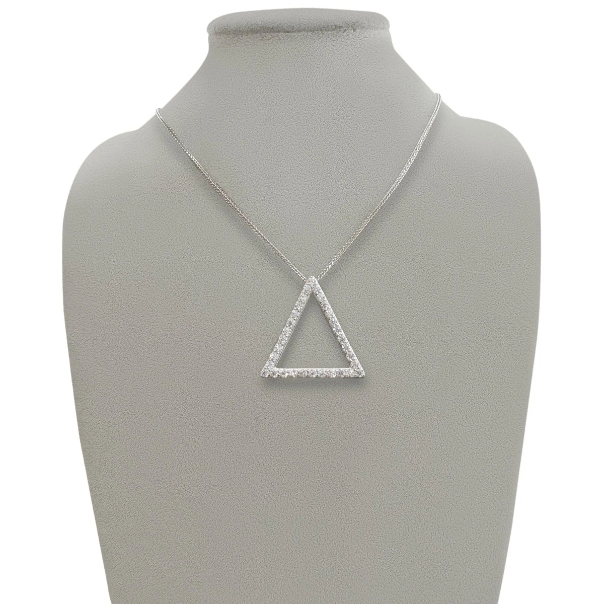 Silver Inverted Delta Delta Sterling Silver Pendant (Chain Sold Separately) - Delta Sigma ...