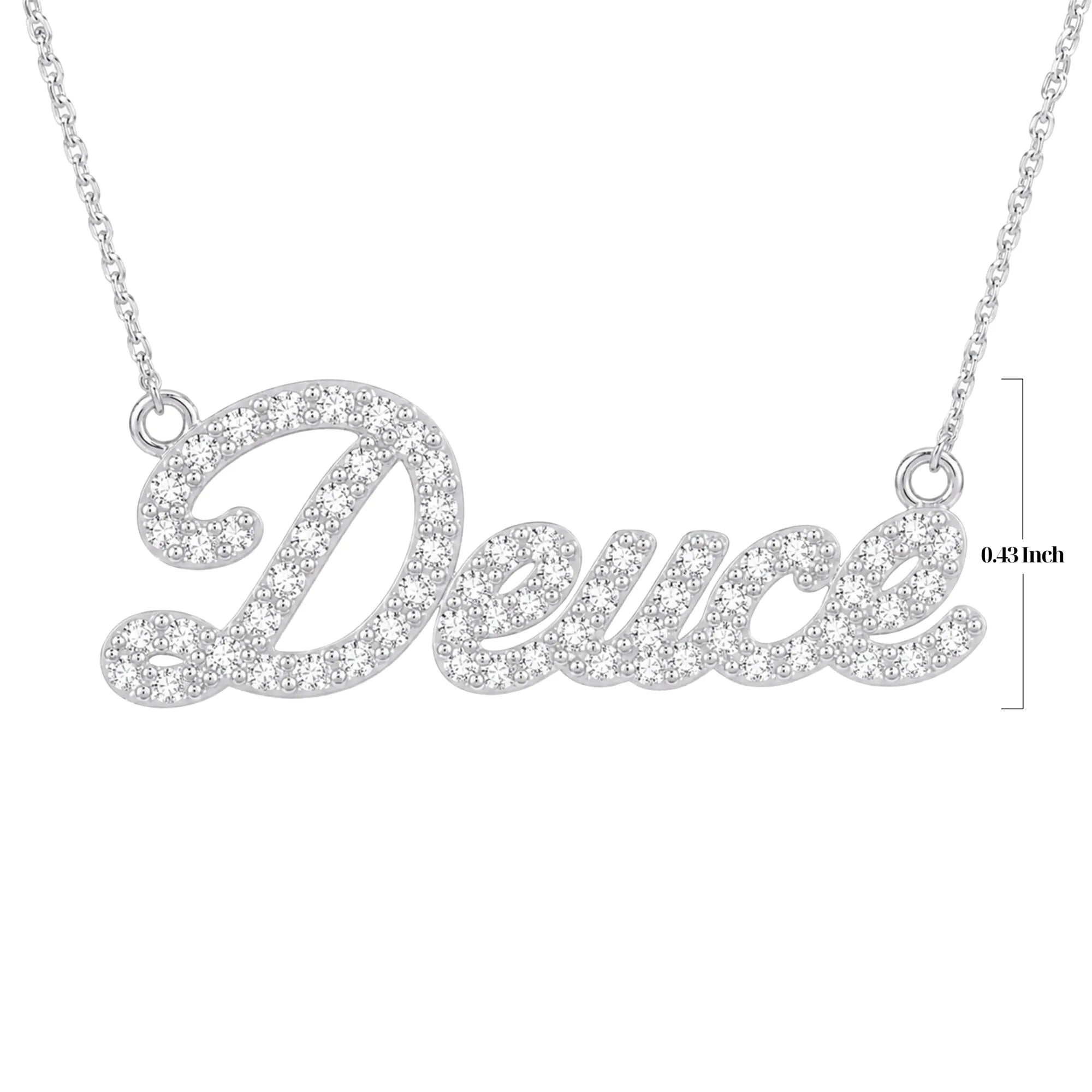 Deuce Pavé Necklace