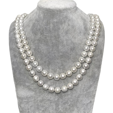 Double - strand Freshwater Pearl Necklace - Gratia Pearl