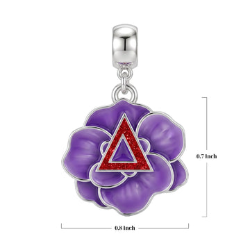 ΔΣΘ African Violet Charm - Delta Sigma Theta