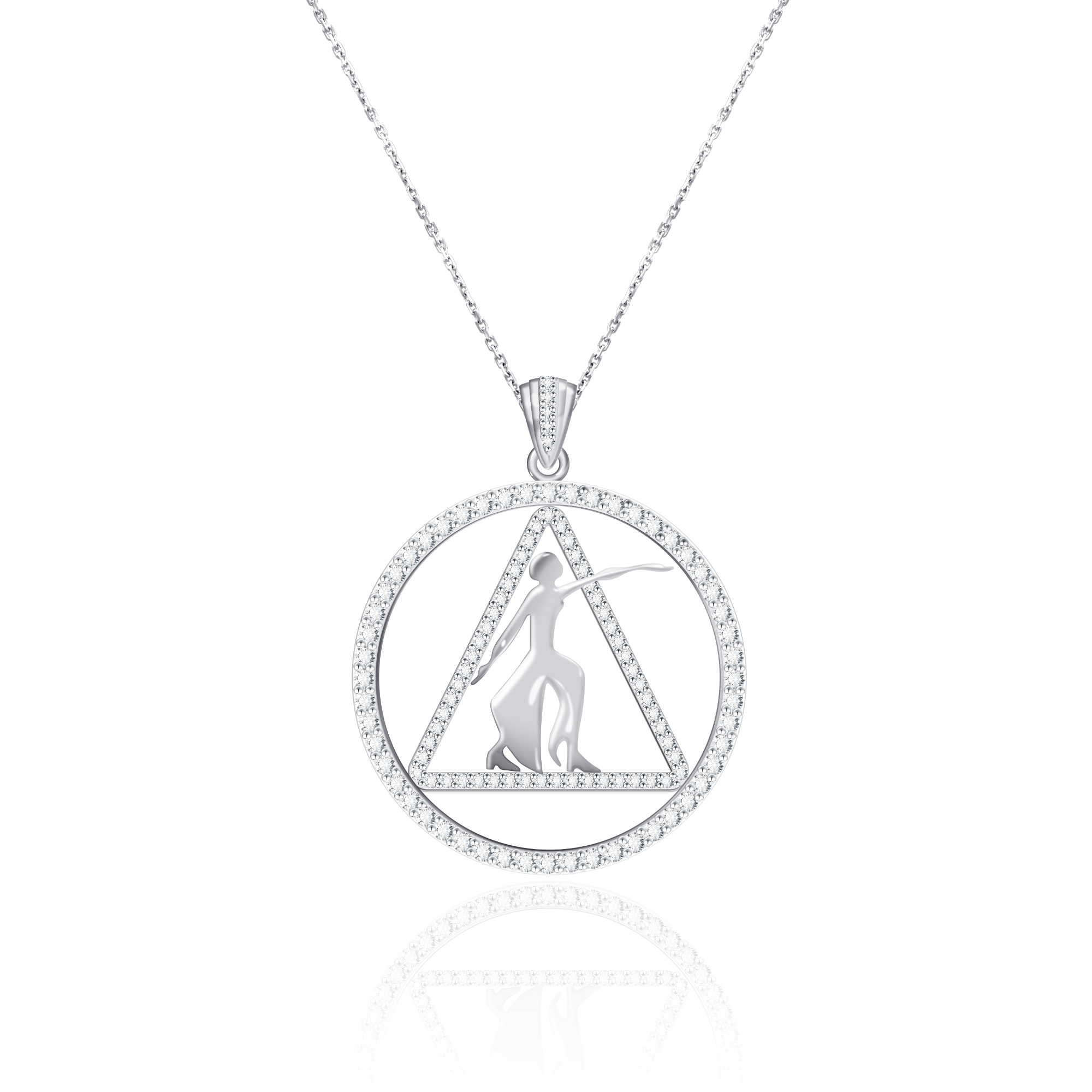 DST Fortitude Sterling Silver Necklace - Gratia Pearl