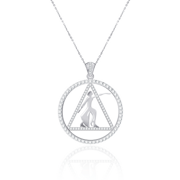 DST Fortitude Sterling Silver Necklace - Gratia Pearl