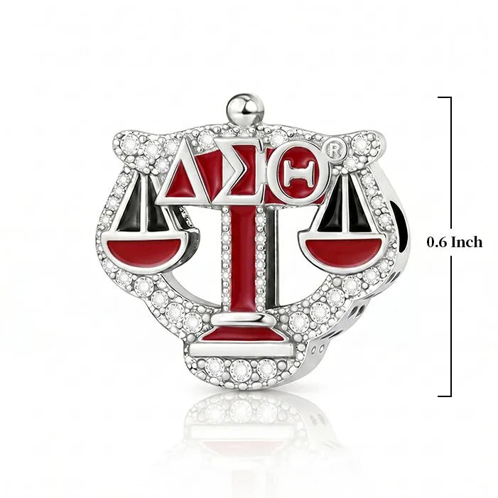 ΔΣΘ Justice Scale Sterling Silver Charm (Fits Pandora) -  Delta Sigma Theta