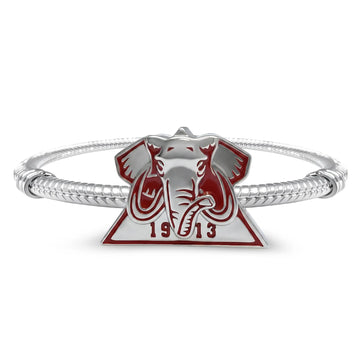 Elephant Sterling Silver Charm - Delta Sigma Theta (Fits Pandora)