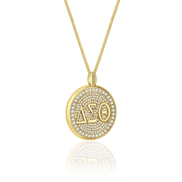 DST Signature Medallion Gold Pendant (Chain Sold Separately)