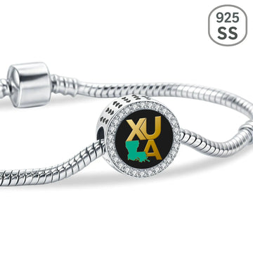 Xavier University of Louisiana Sterling Silver Charm (Fits Pandora)