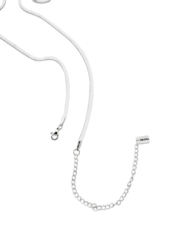 Herringbone Necklace (2.5mm) in Silver