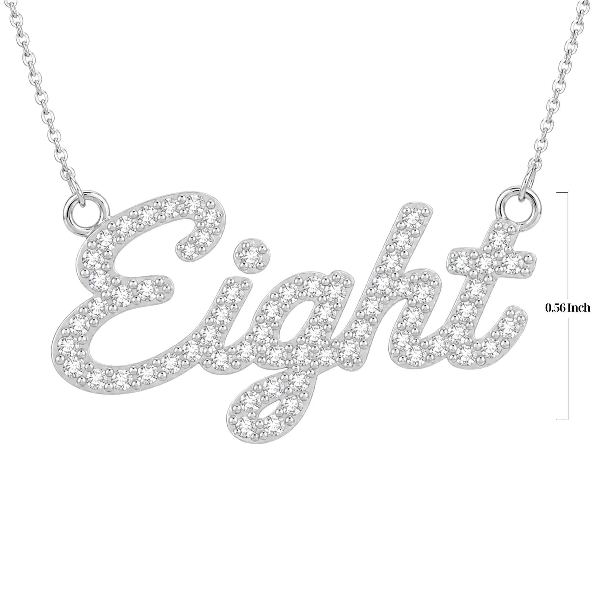 Eight Pavé Necklace