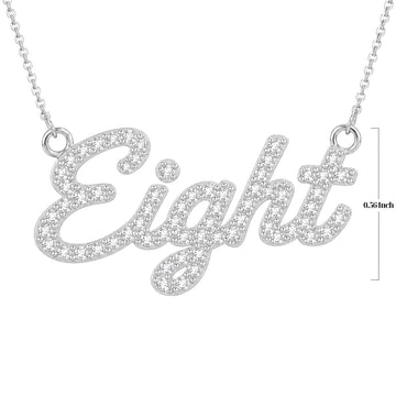 Eight Pavé Necklace