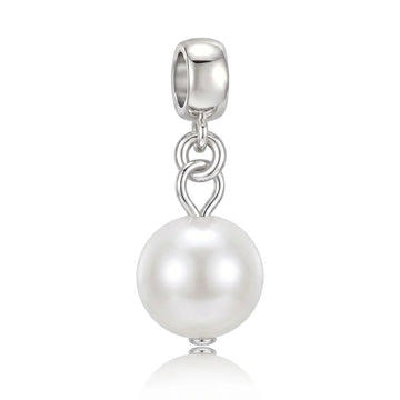 Elegant Hanging Pearl Charm