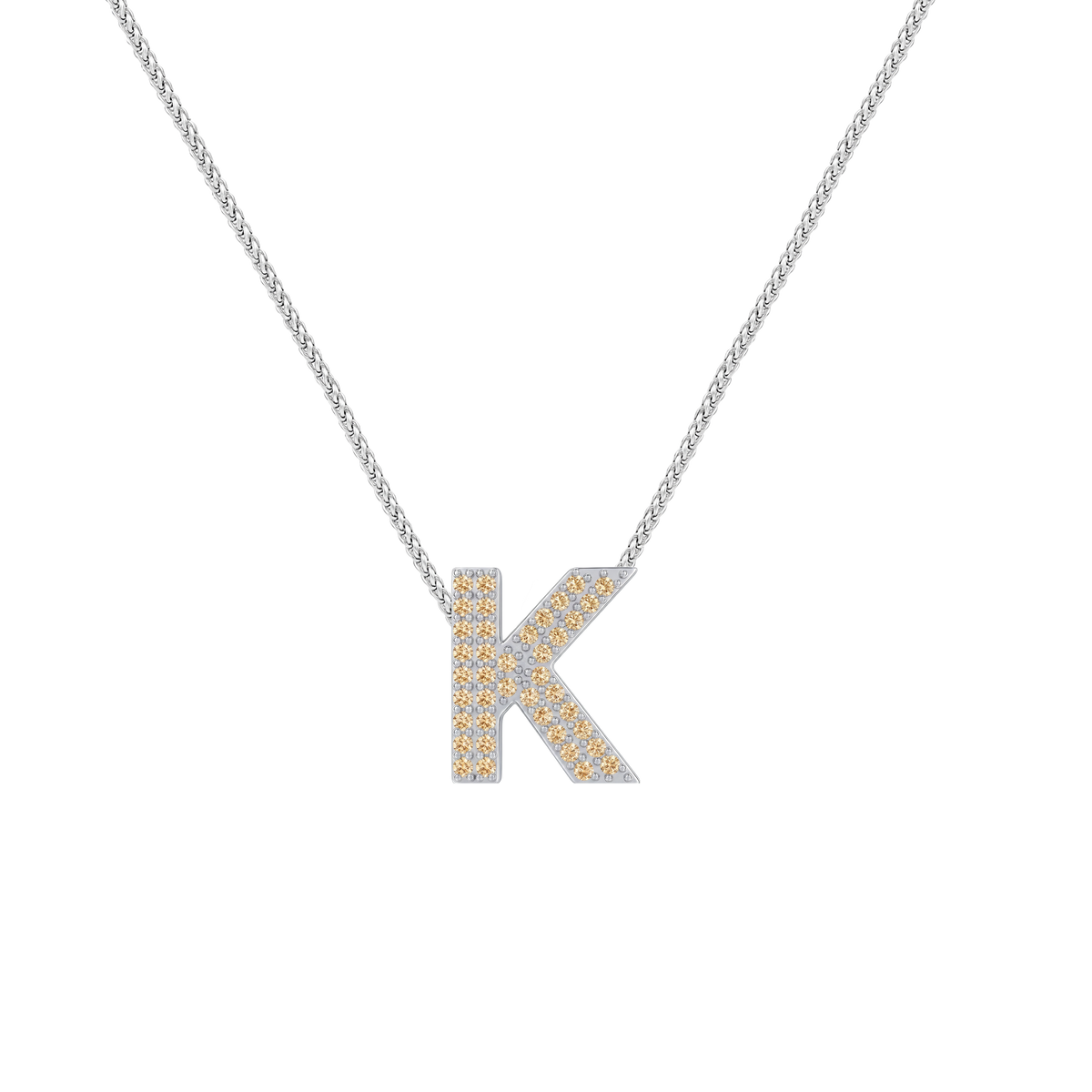 Gold Letter K / Kappa Charm