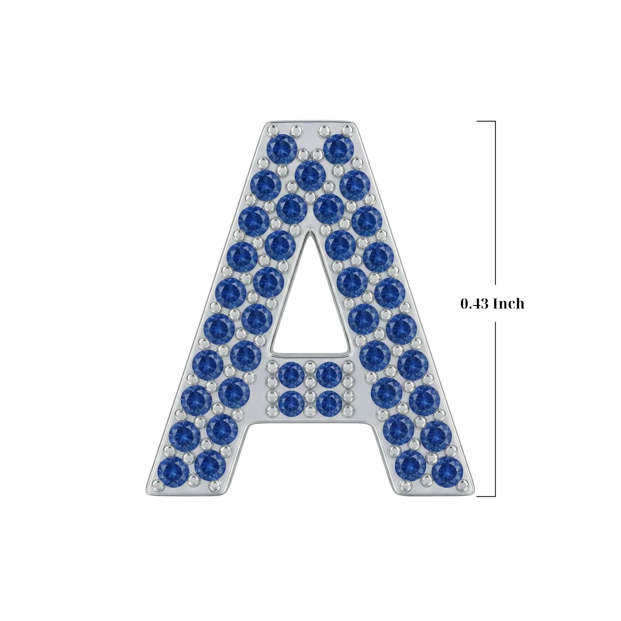 Blue Letter A / Alpha Charm