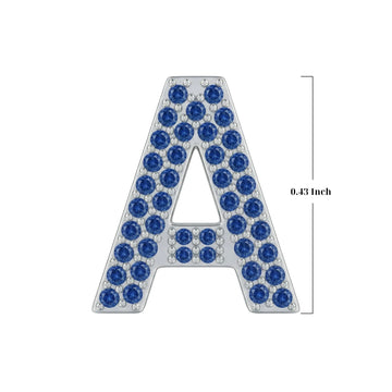 Blue Letter A / Alpha Charm