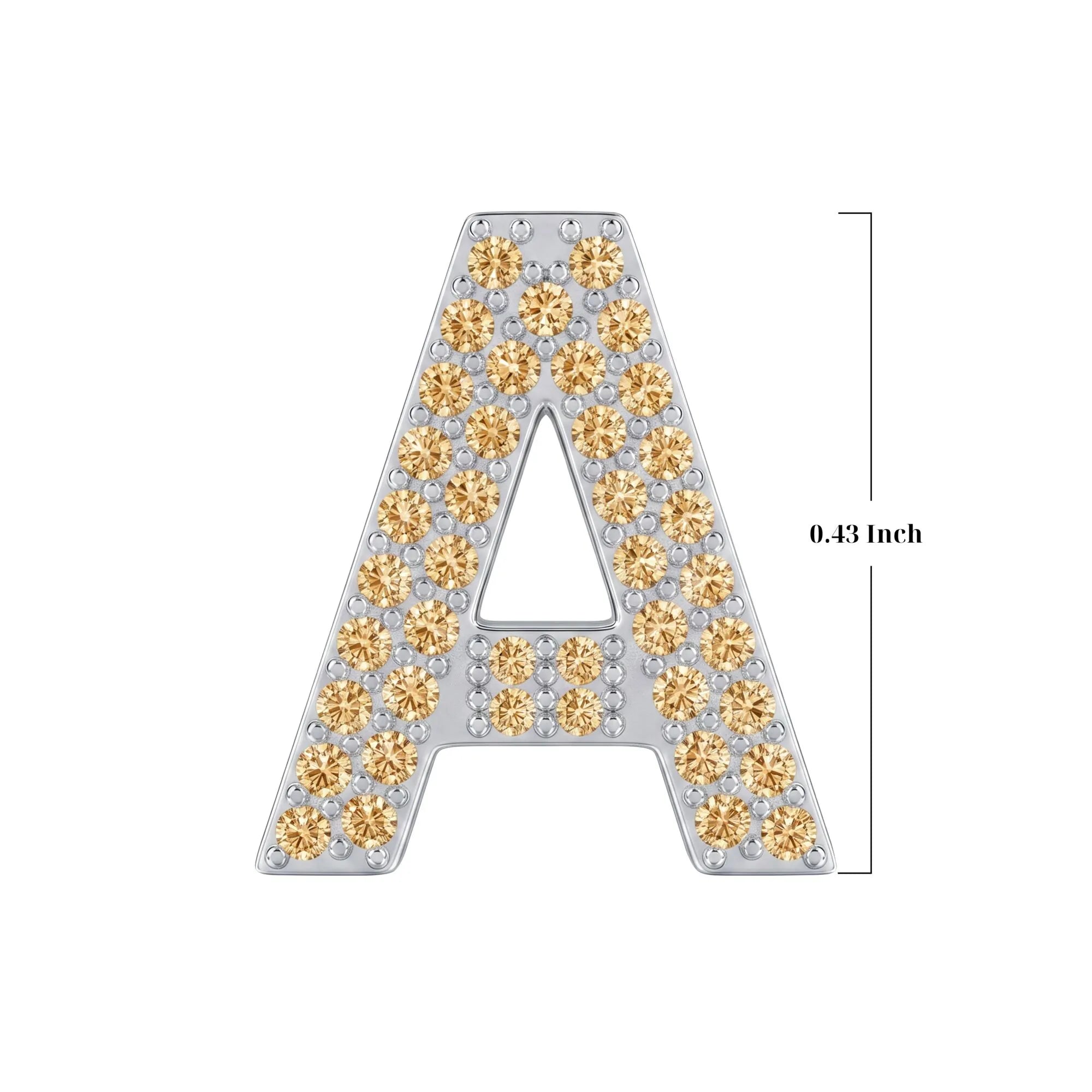 Gold Letter A / Alpha Charm