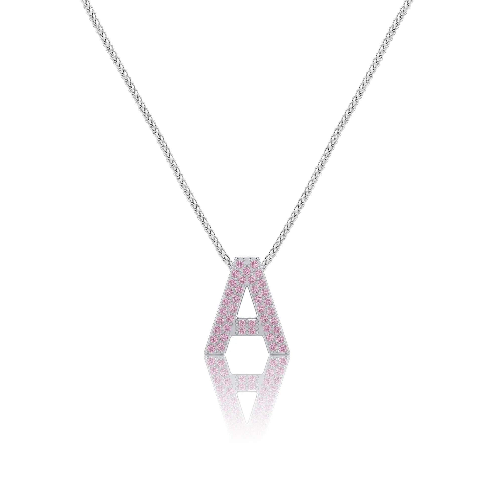 Pink Letter A / Alpha Charm