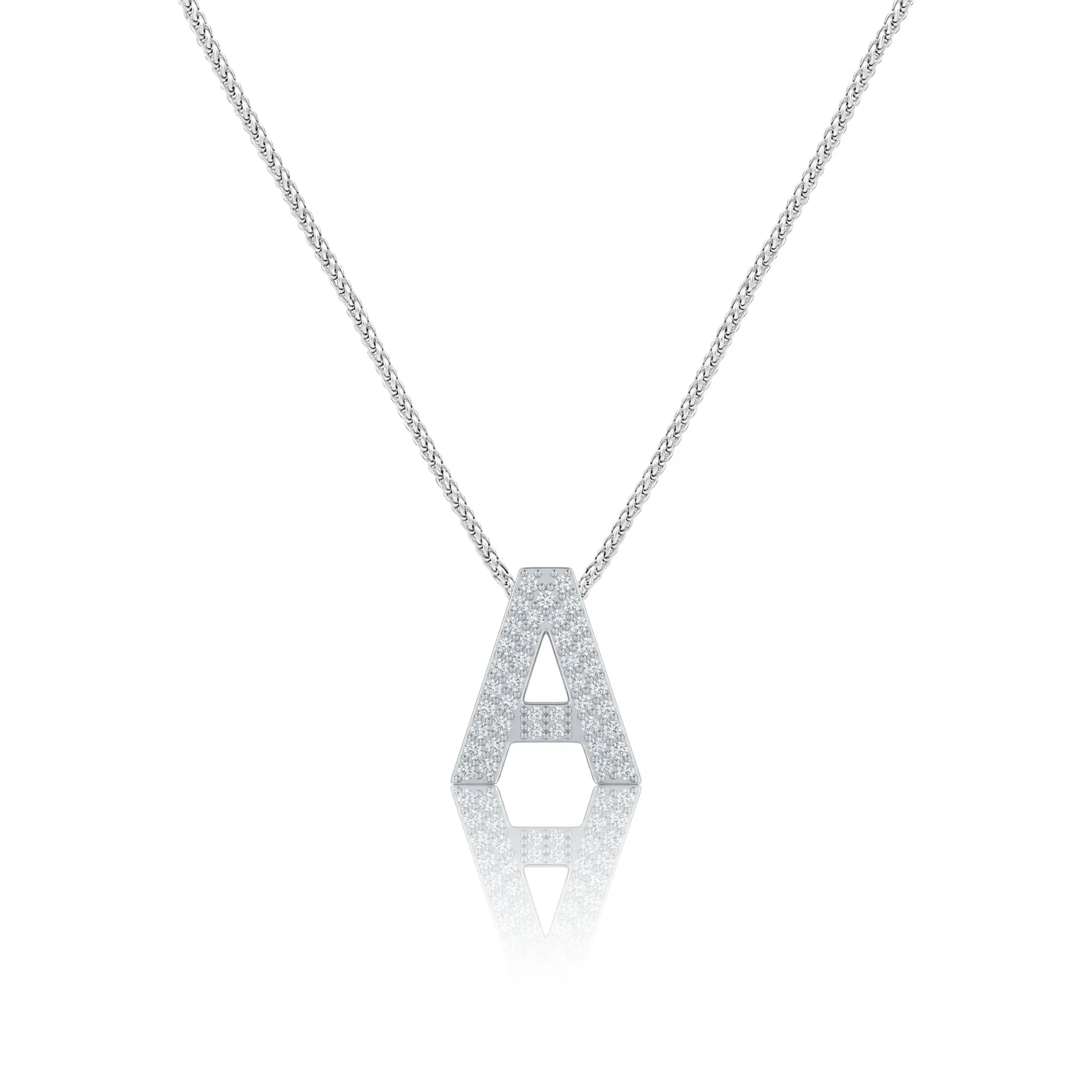 Silver Letter A / Alpha Charm
