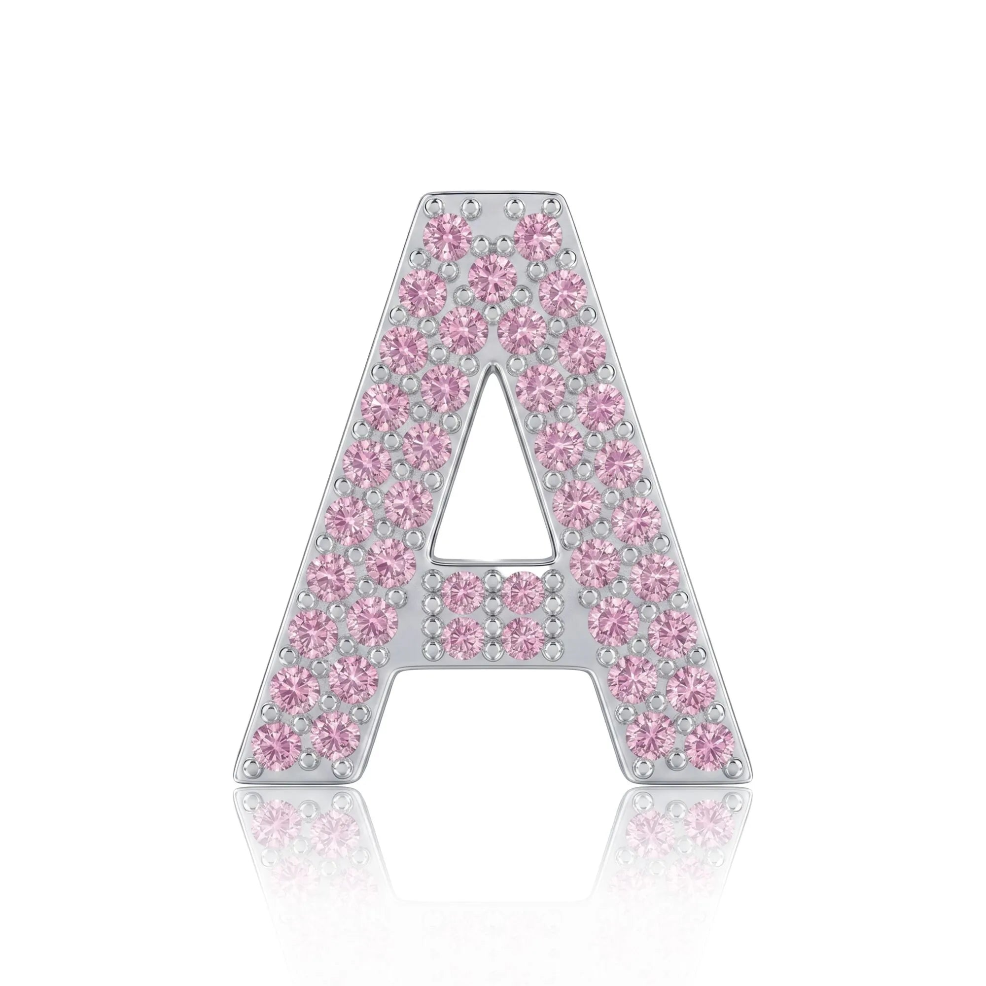 Pink Letter A / Alpha Charm
