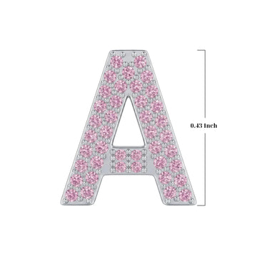 Pink Letter A / Alpha Charm