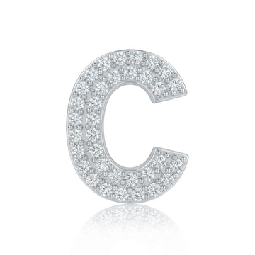 Silver Letter C Charm