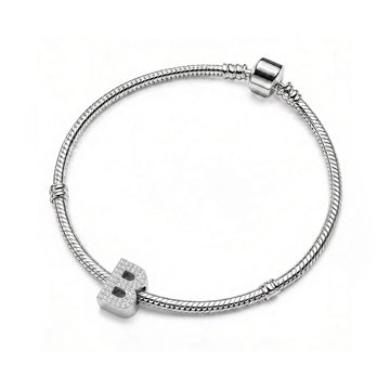 Silver Letter B / Beta Charm
