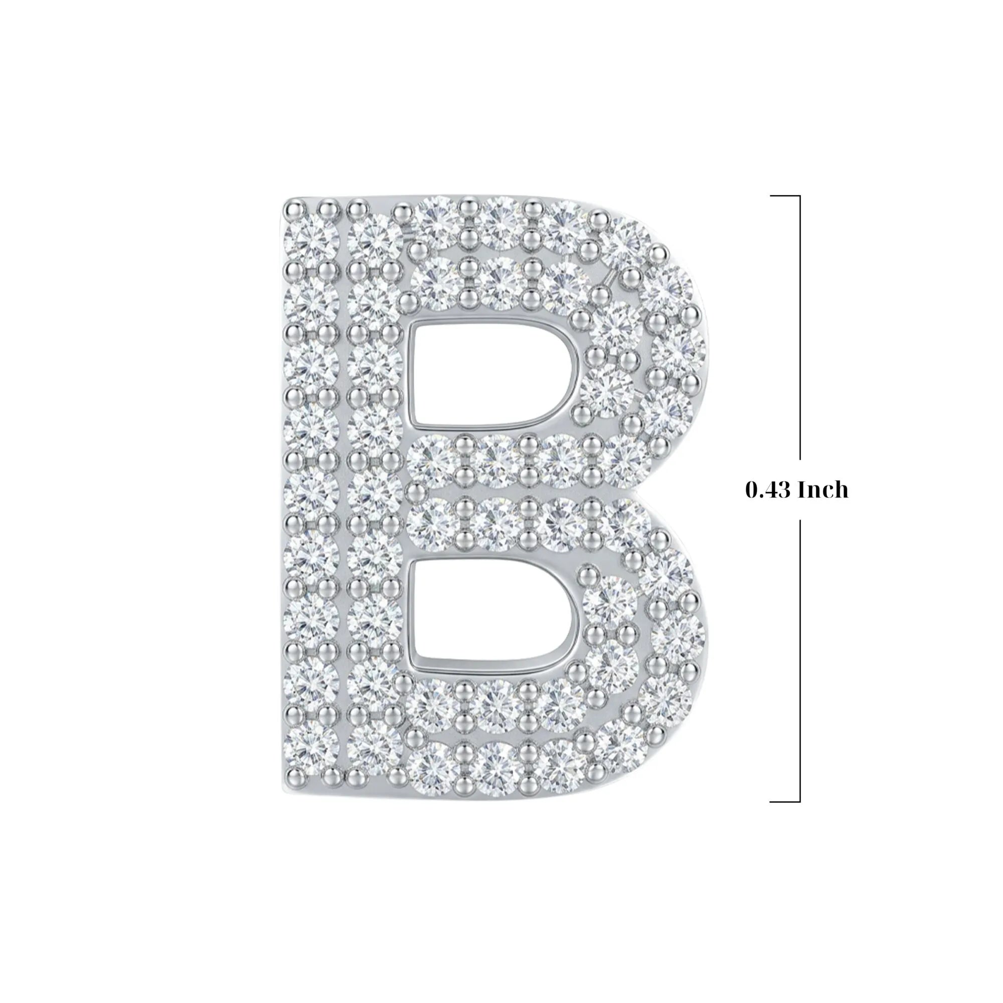 Silver Letter B / Beta Charm