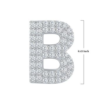 Silver Letter B / Beta Charm