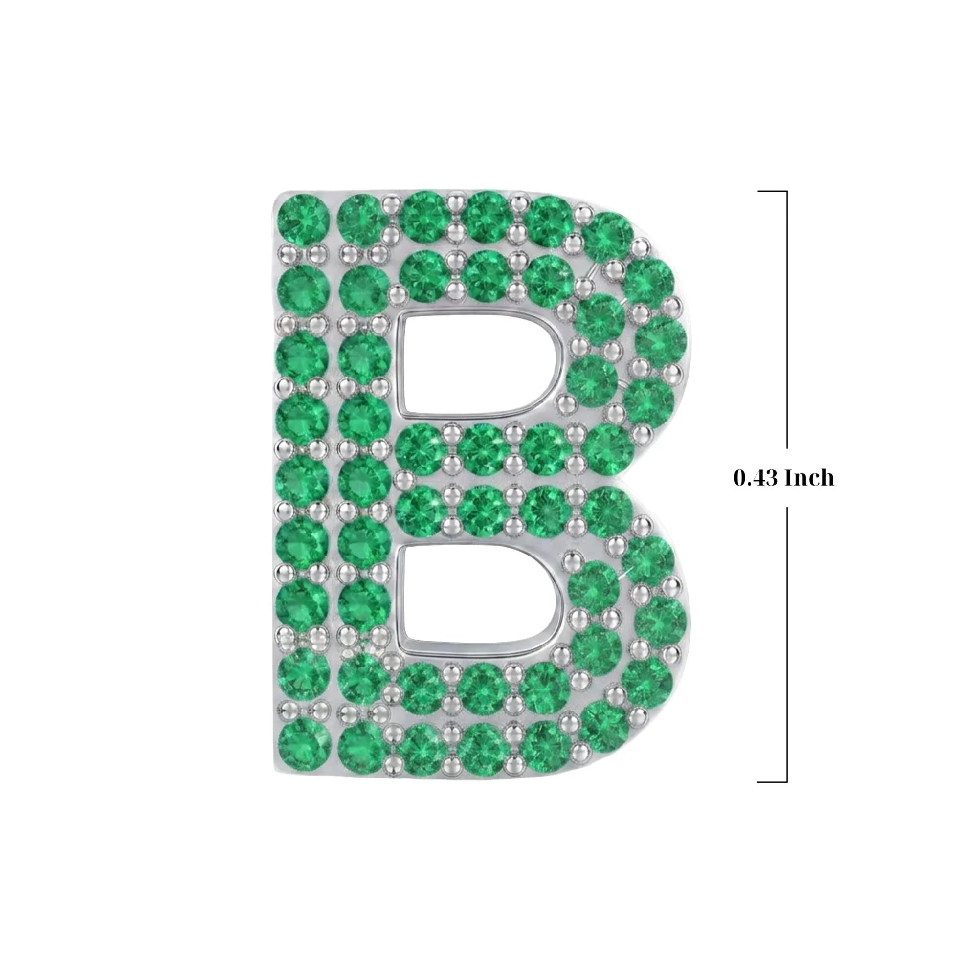 Green Letter B / Beta Charm