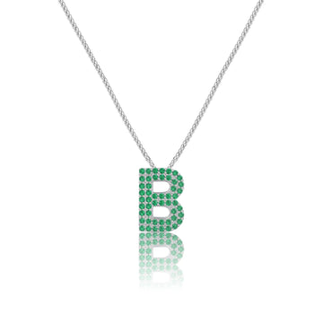 Green Letter B / Beta Charm