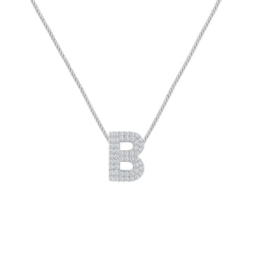 Silver Letter B / Beta Charm