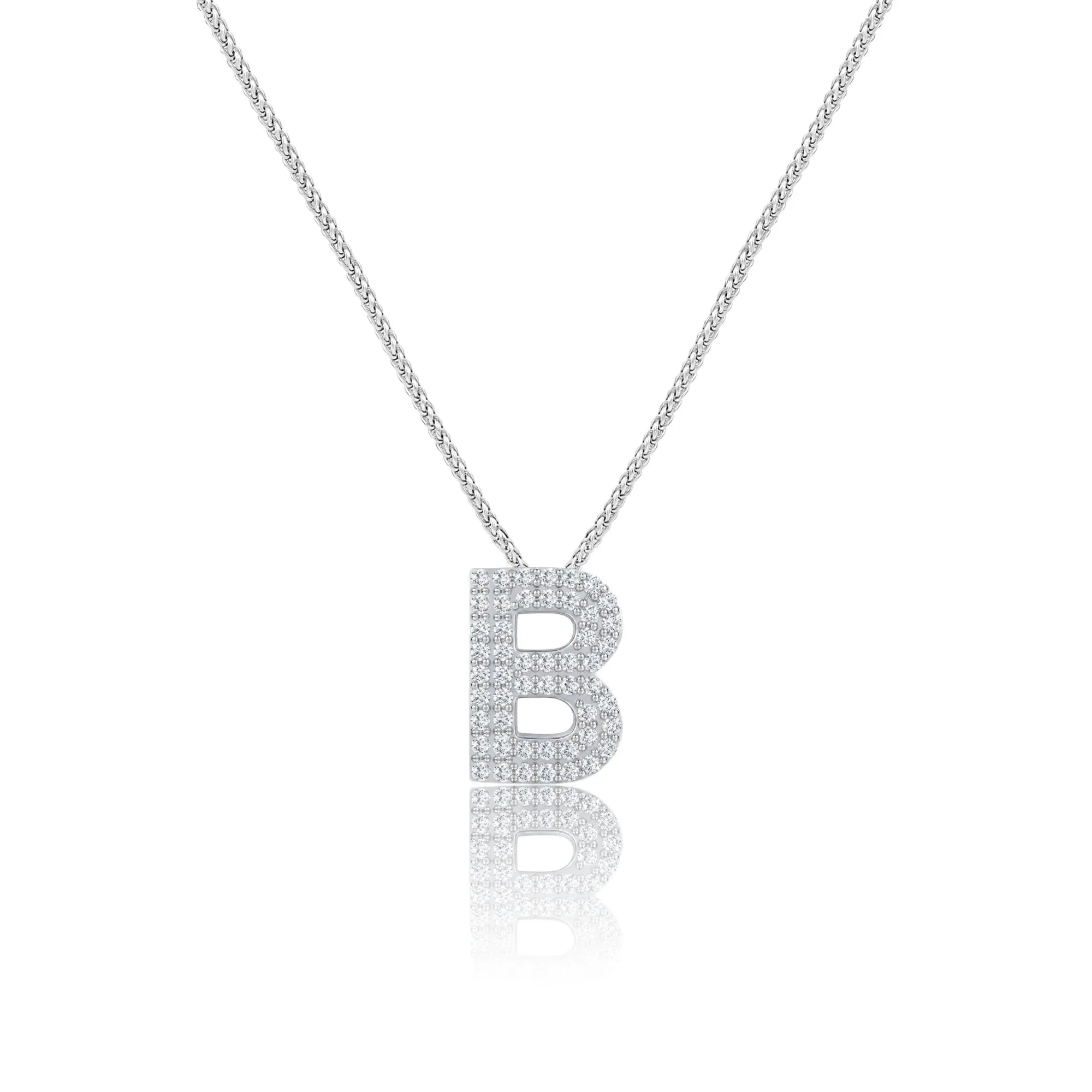 Silver Letter B / Beta Charm