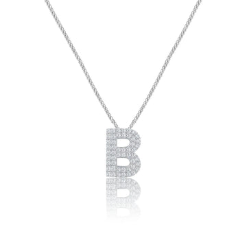 Silver Letter B / Beta Charm